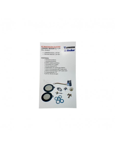 Kit Mantención Calefont Junkers/Neckar W5/W7